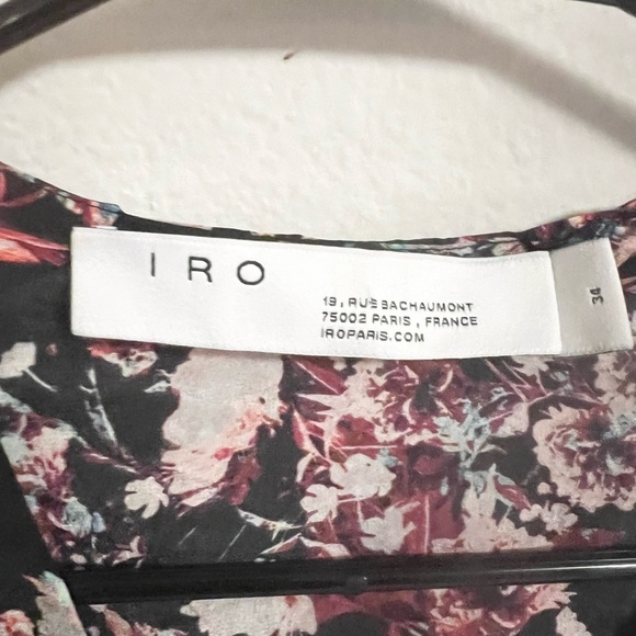 IRO Vulca Floral Silk Blouse - Picture 6 of 12